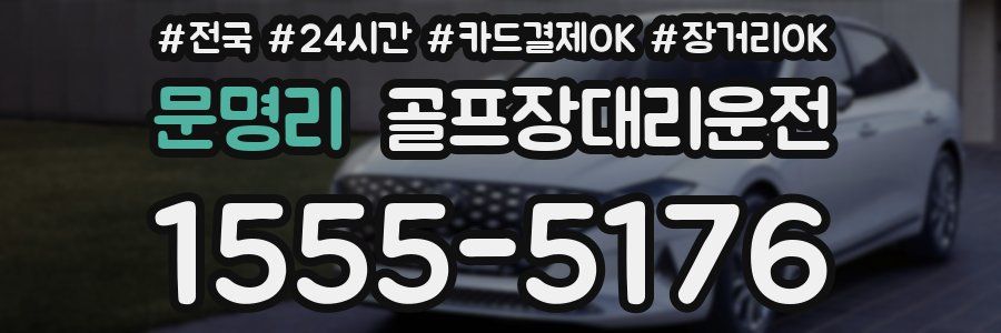 문명리 골프장대리운전