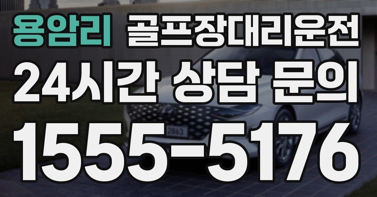 골프장대리운전 서비스