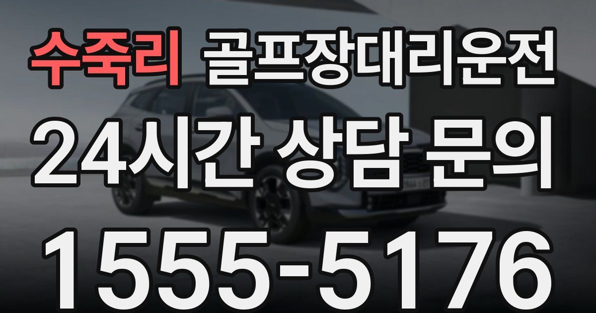 골프장대리운전 서비스