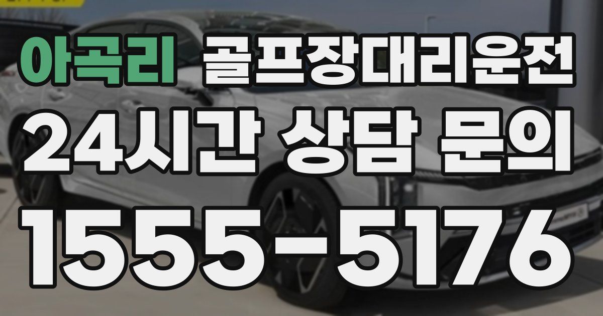 골프장대리운전 서비스