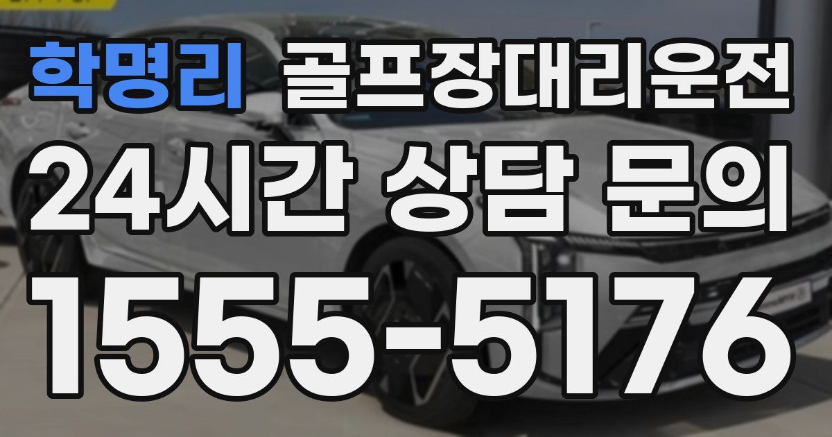 골프장대리운전 서비스