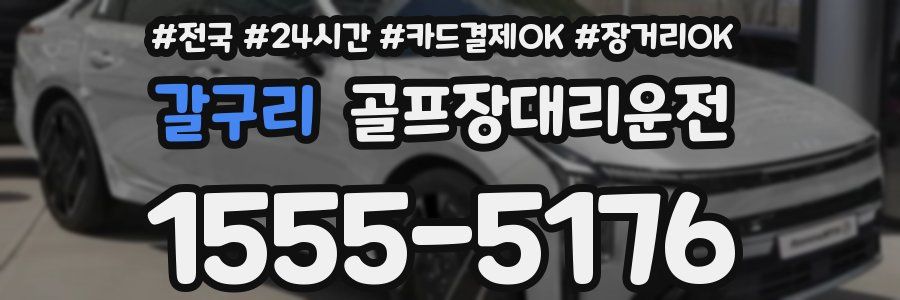 갈구리 골프장대리운전