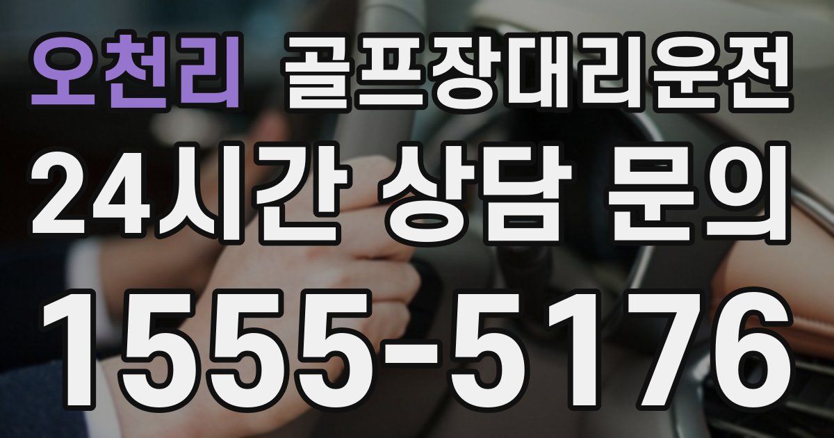 골프장대리운전 서비스