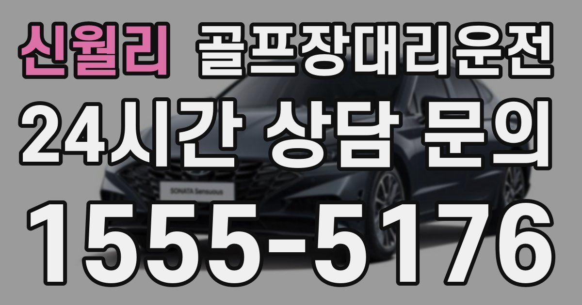 골프장대리운전 서비스