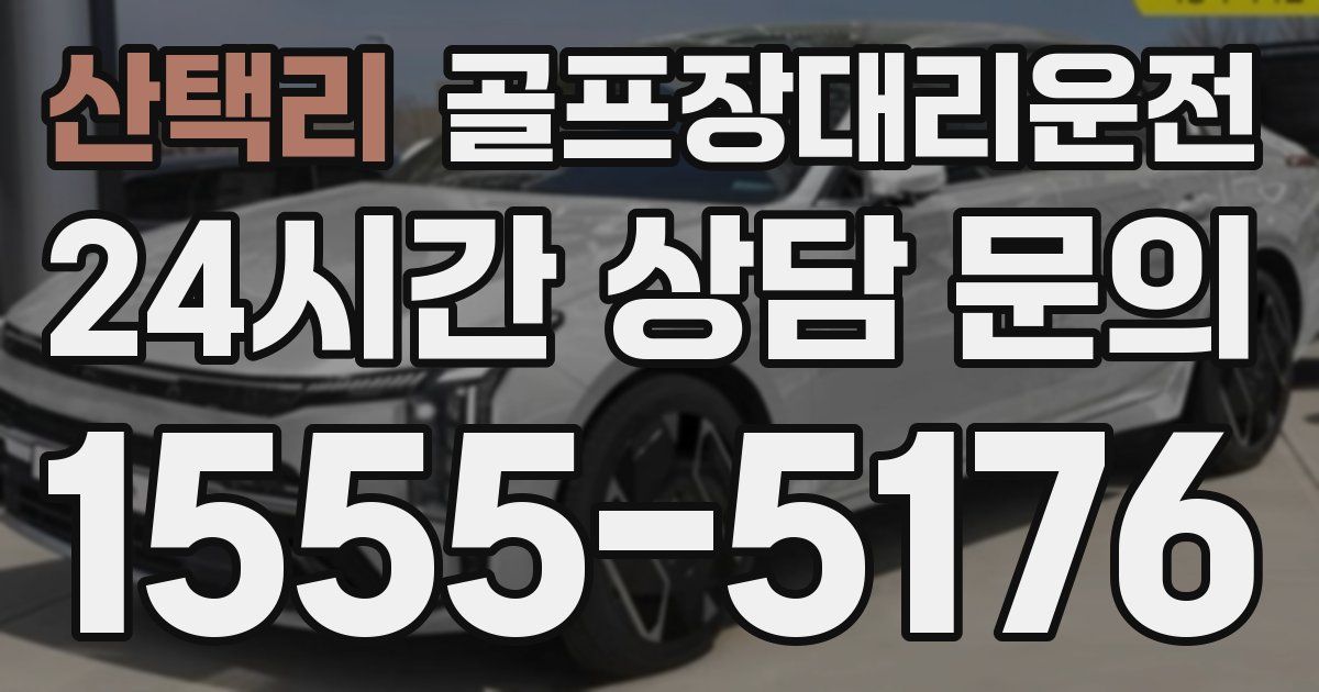 골프장대리운전 서비스