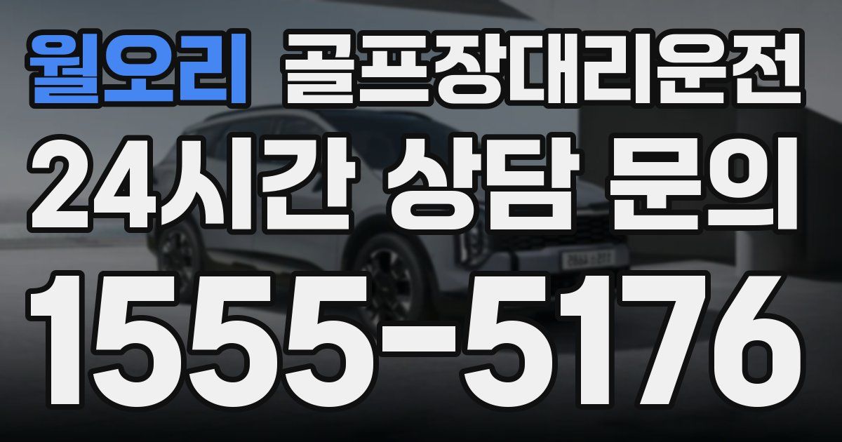 골프장대리운전 서비스