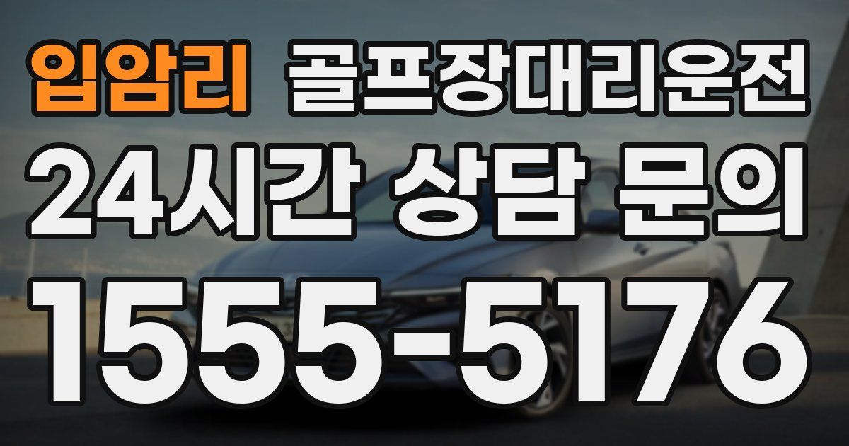 골프장대리운전 서비스