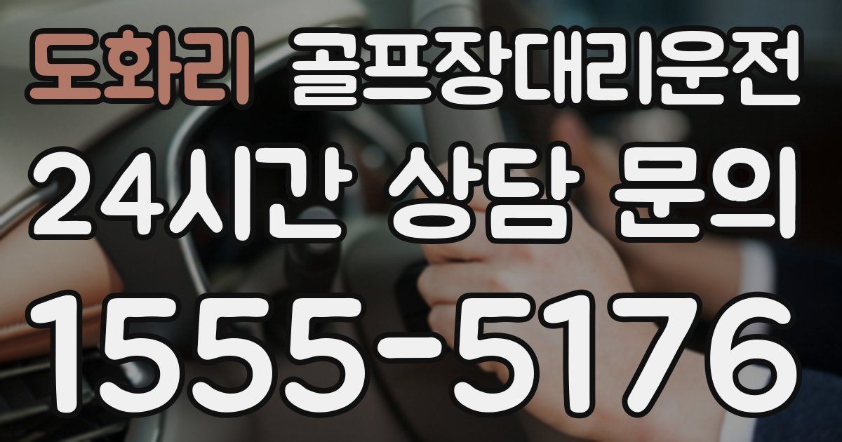 골프장대리운전 서비스