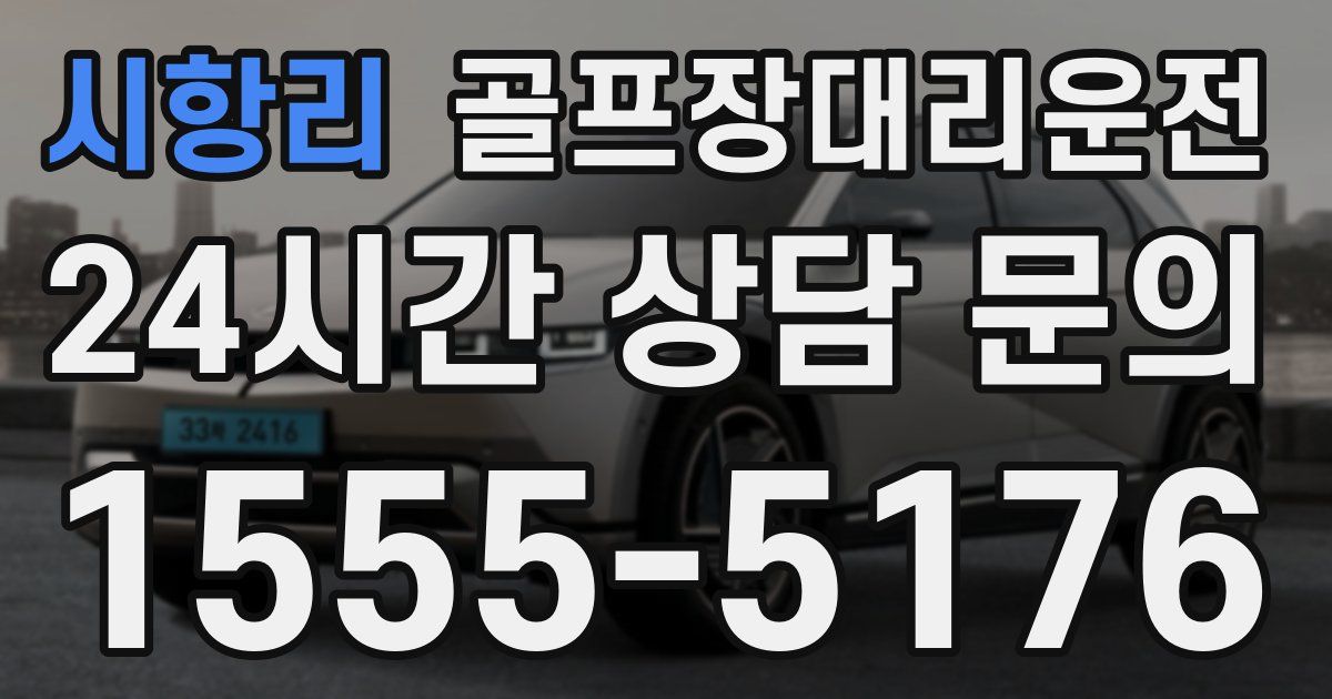 골프장대리운전 서비스