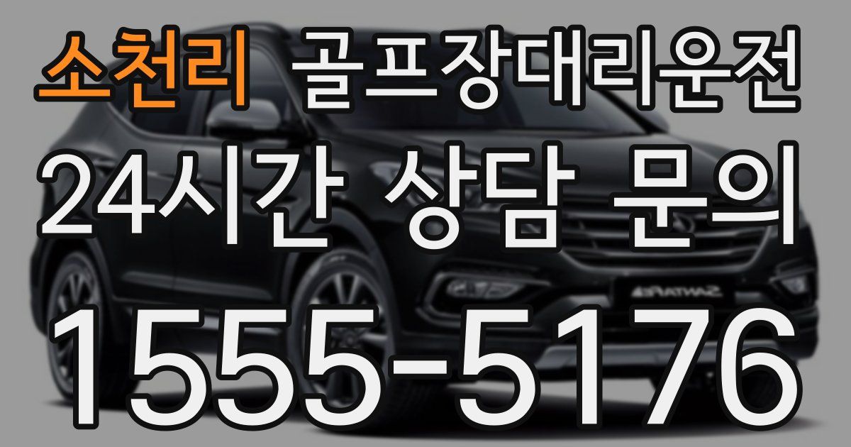 골프장대리운전 서비스