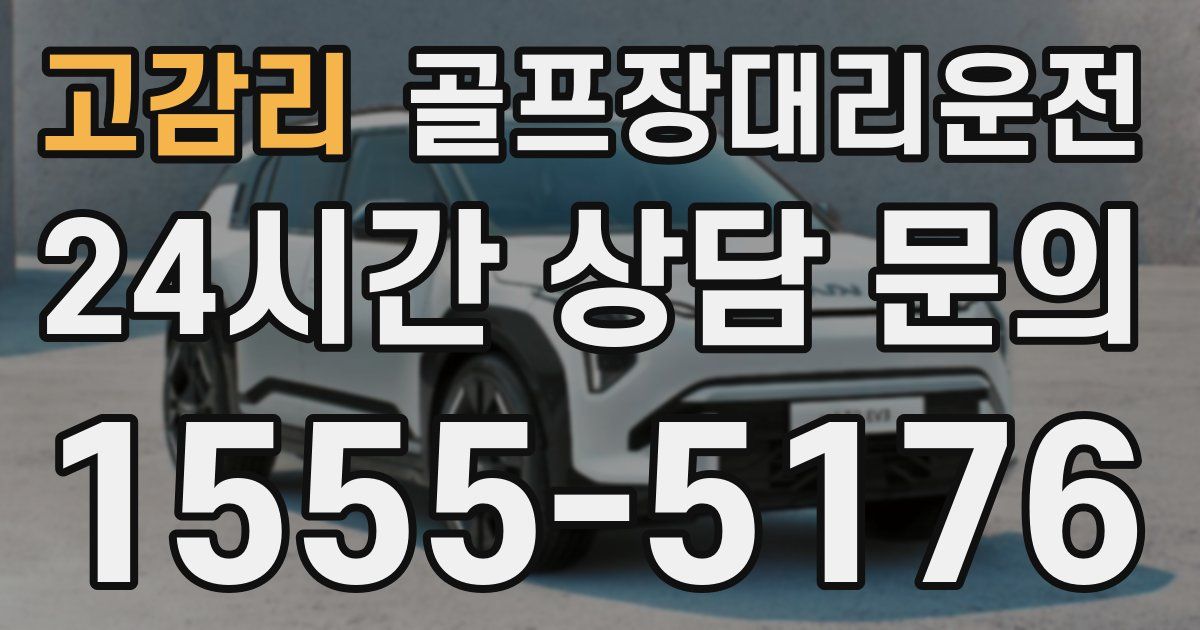 골프장대리운전 서비스