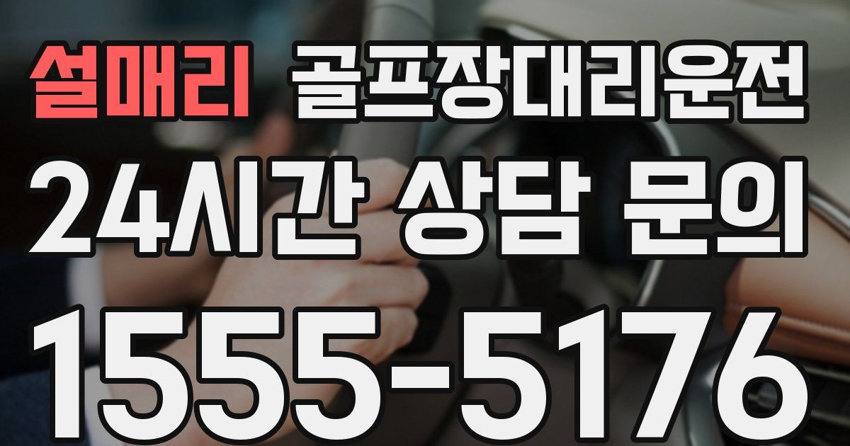 골프장대리운전 서비스