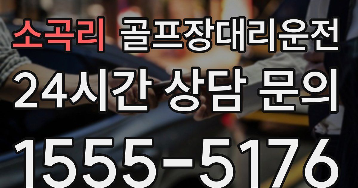 골프장대리운전 서비스