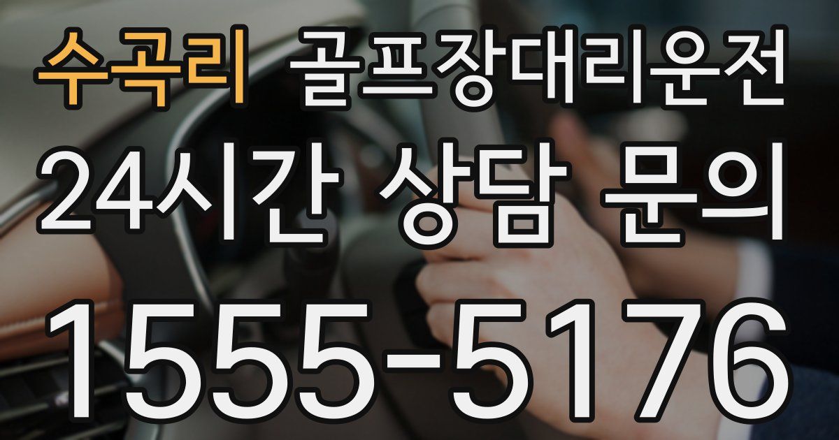 골프장대리운전 서비스