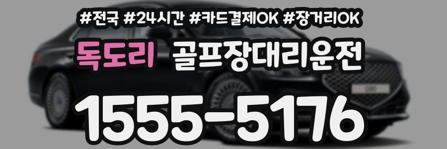 독도리 골프장대리운전