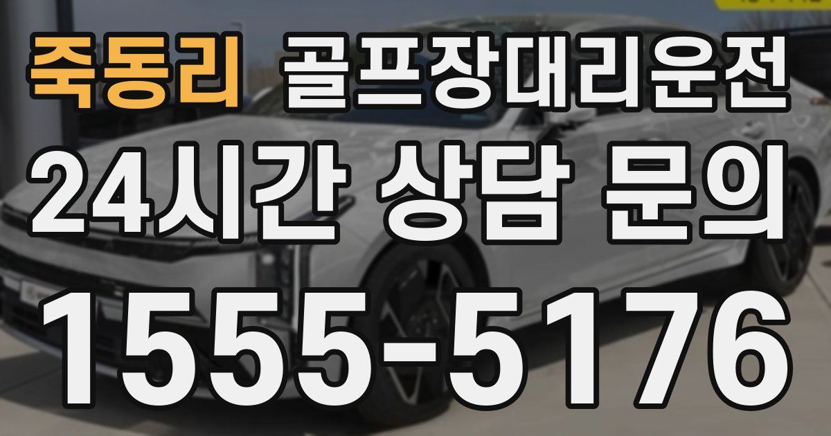 골프장대리운전 서비스