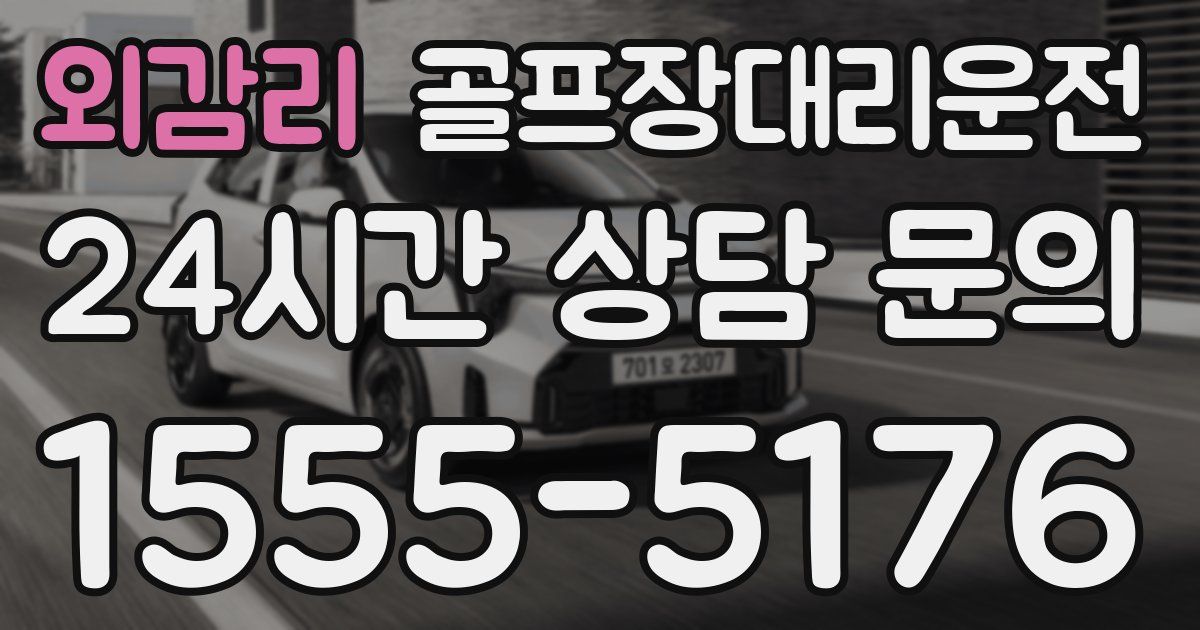 골프장대리운전 서비스