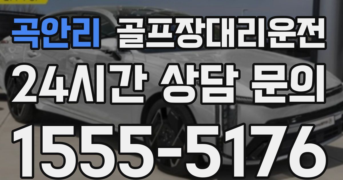 골프장대리운전 서비스