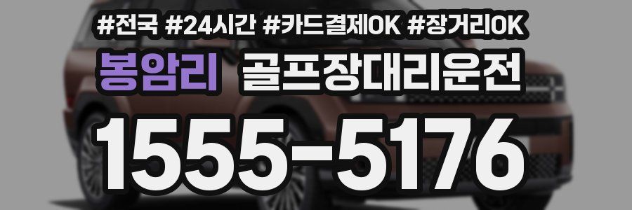 봉암리 골프장대리운전