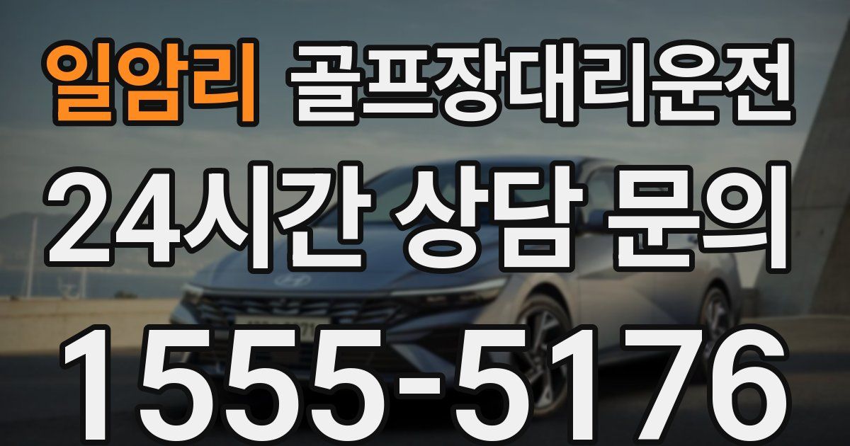 골프장대리운전 서비스