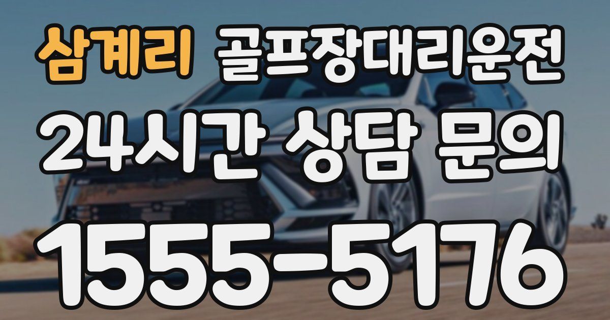 골프장대리운전 서비스