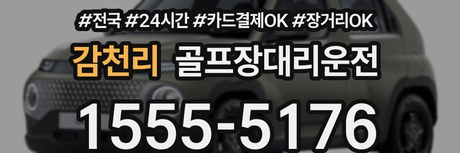 감천리 골프장대리운전