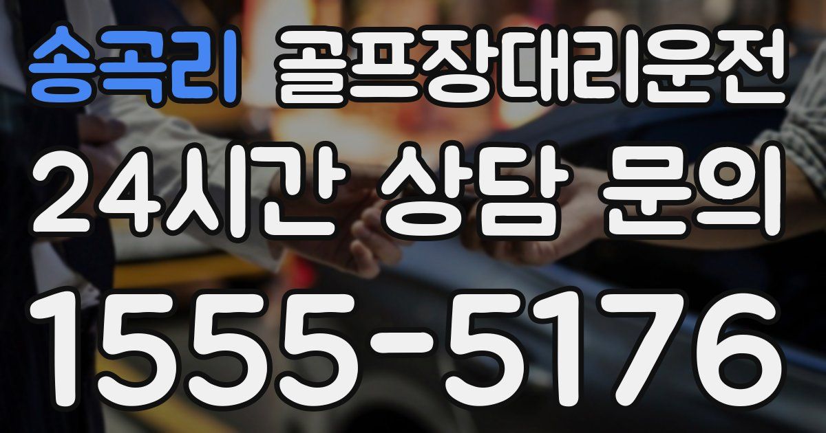 골프장대리운전 서비스