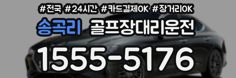 송곡리 골프장대리운전