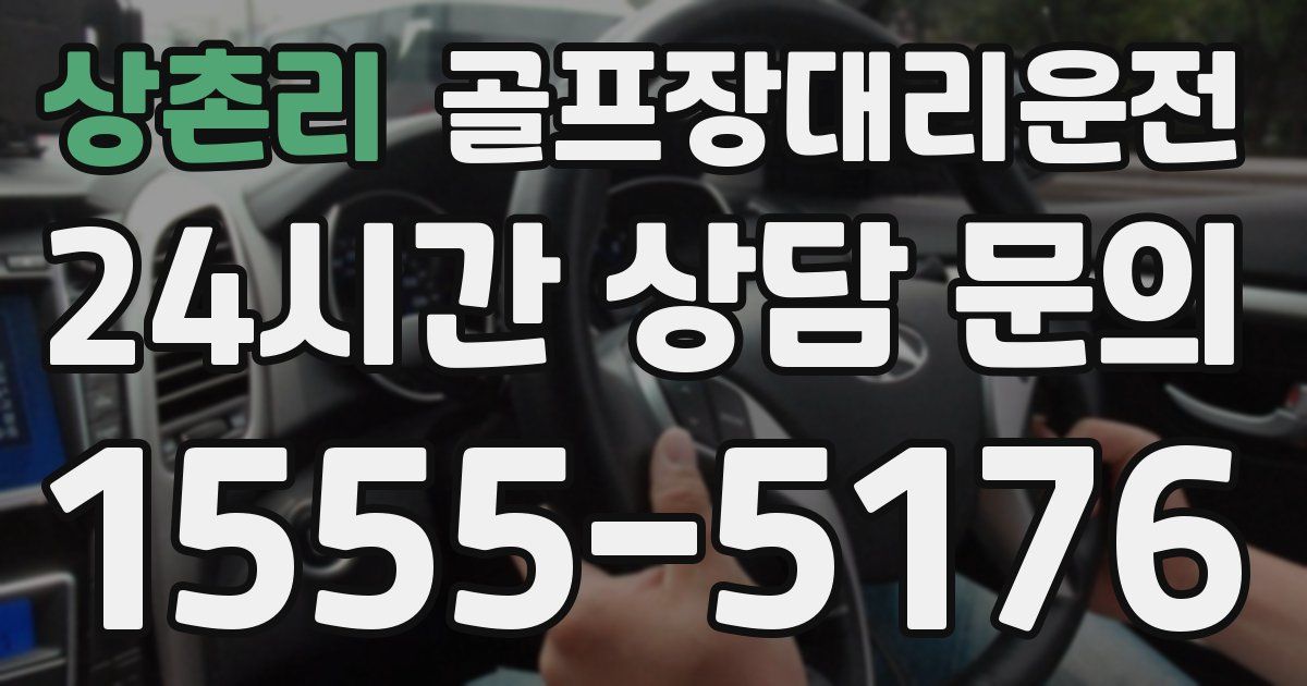 골프장대리운전 서비스