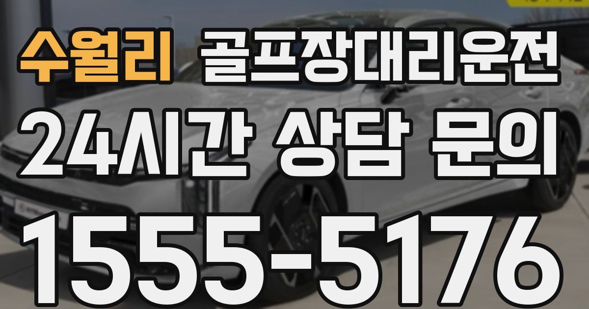 골프장대리운전 서비스