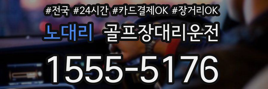 노대리 골프장대리운전