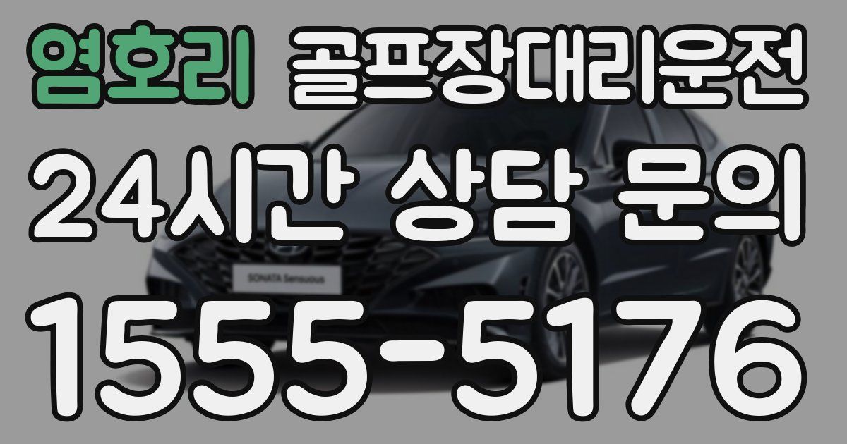 골프장대리운전 서비스