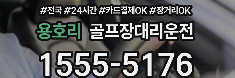 용호리 골프장대리운전