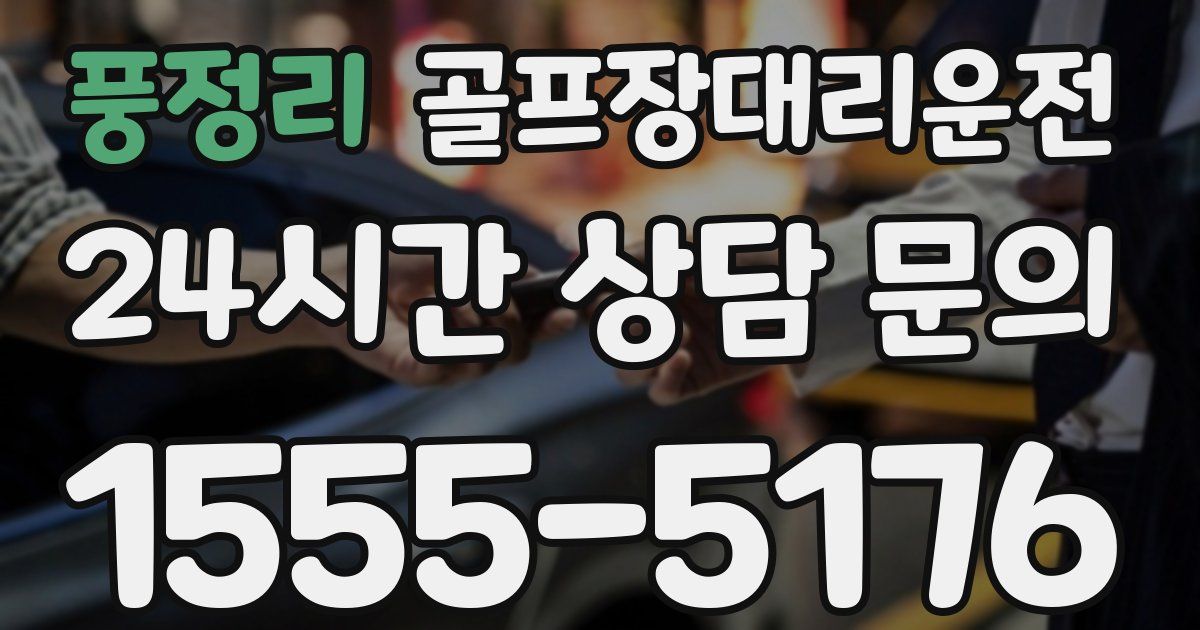 골프장대리운전 서비스