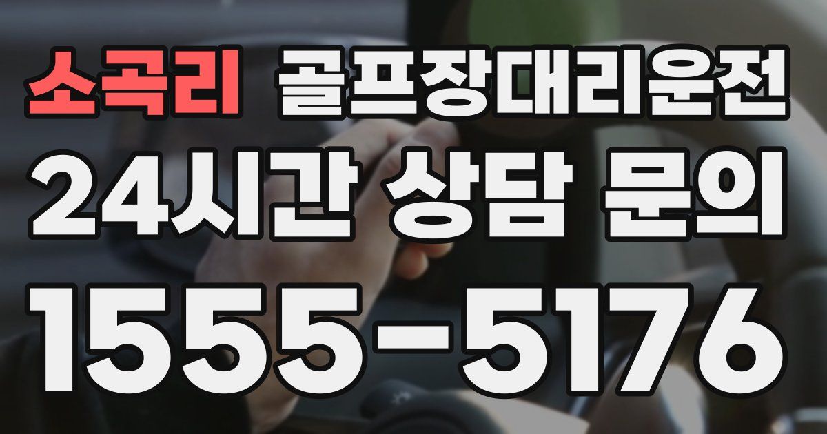 골프장대리운전 서비스