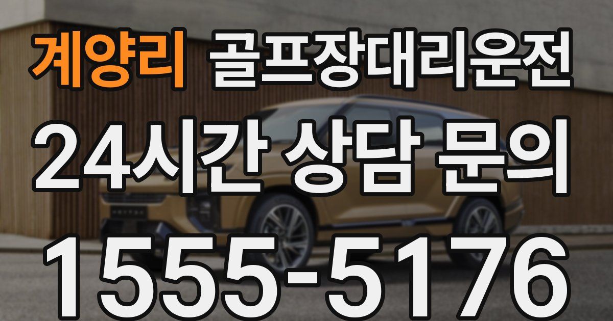 골프장대리운전 서비스