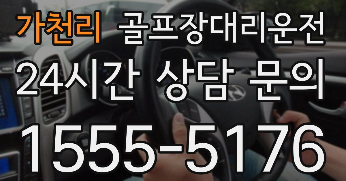 골프장대리운전 서비스