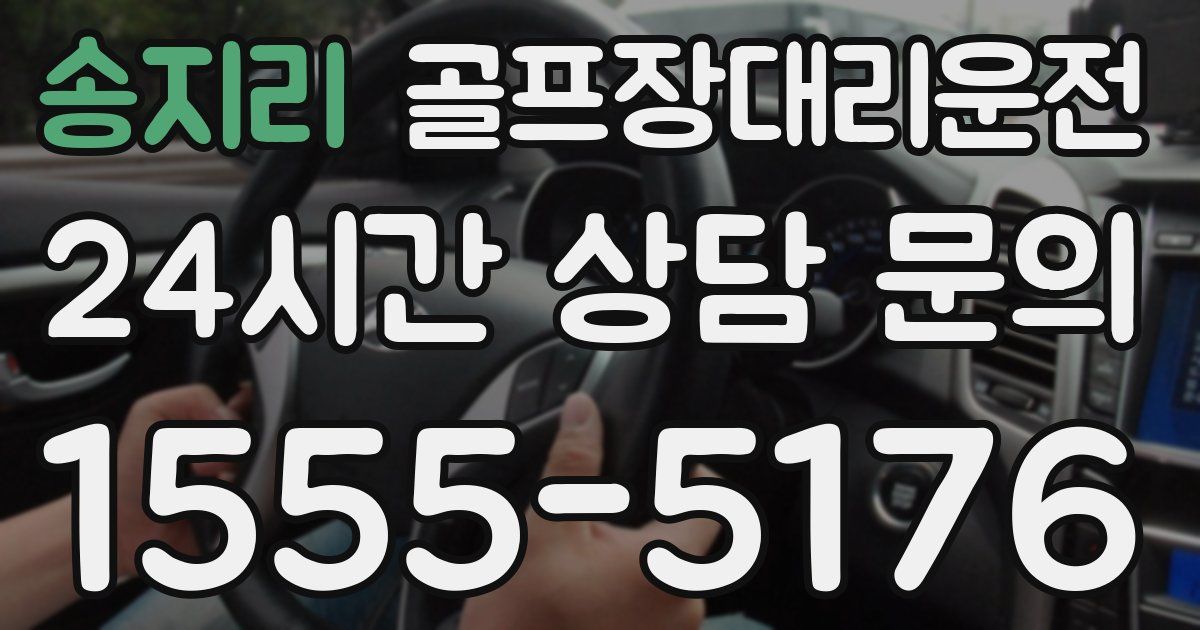 골프장대리운전 서비스