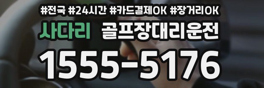 사다리 골프장대리운전