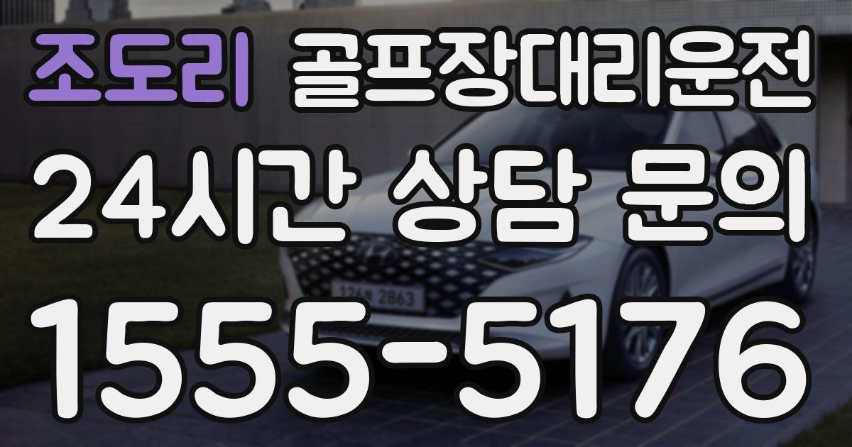 골프장대리운전 서비스