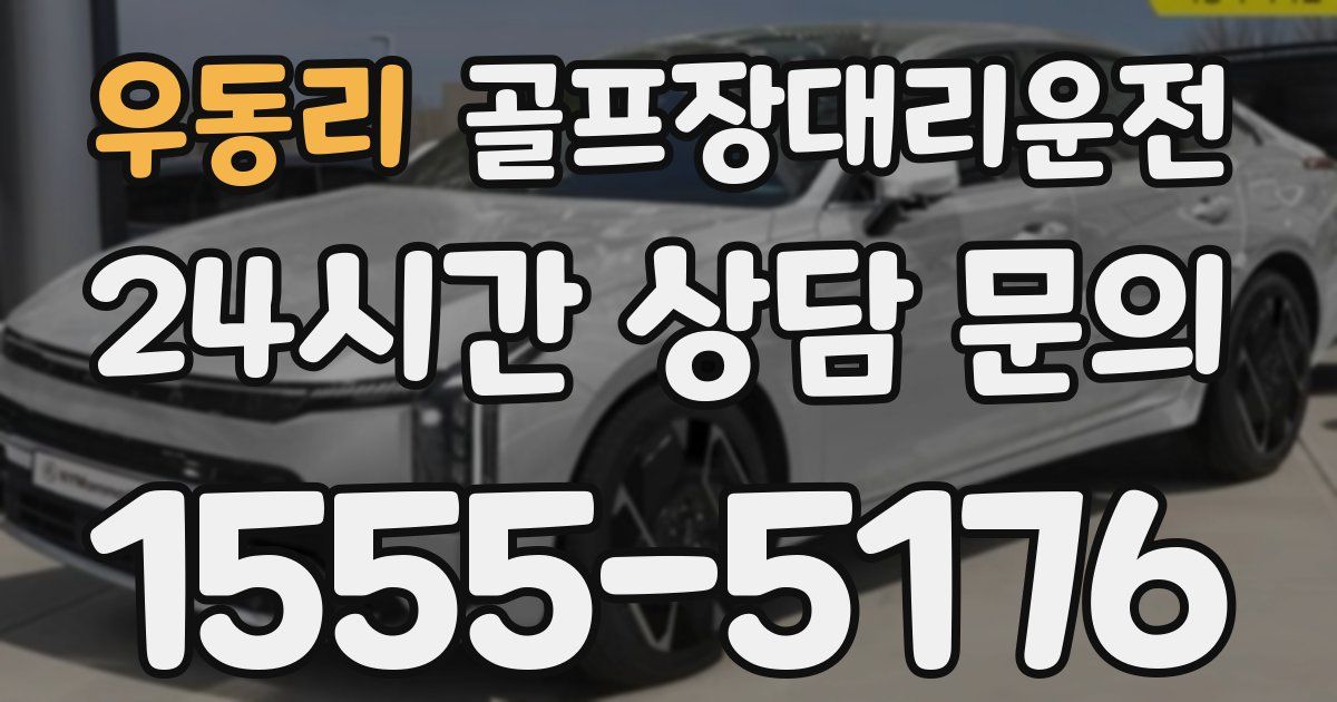 골프장대리운전 서비스