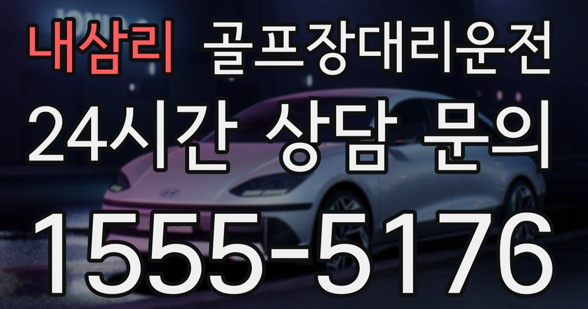 골프장대리운전 서비스