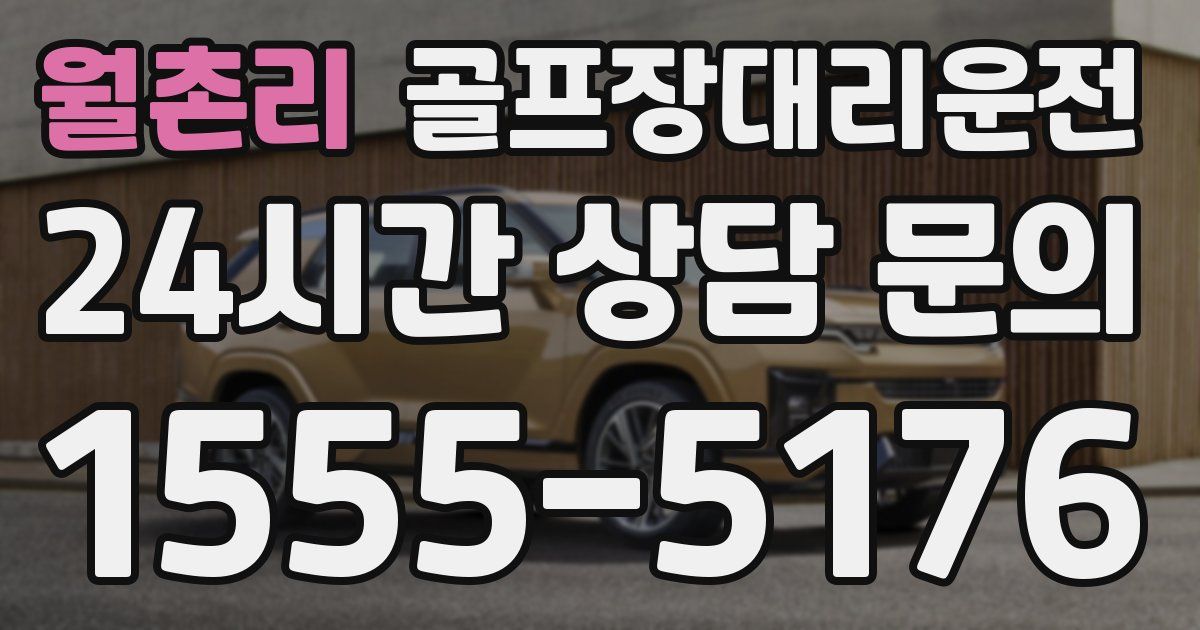 골프장대리운전 서비스