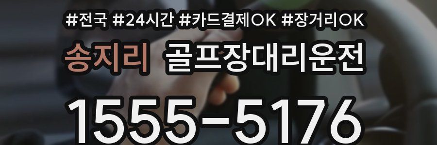 송지리 골프장대리운전