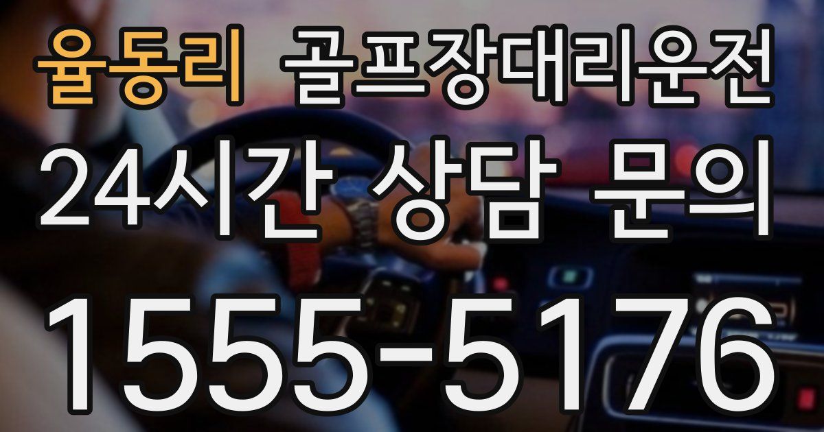 골프장대리운전 서비스