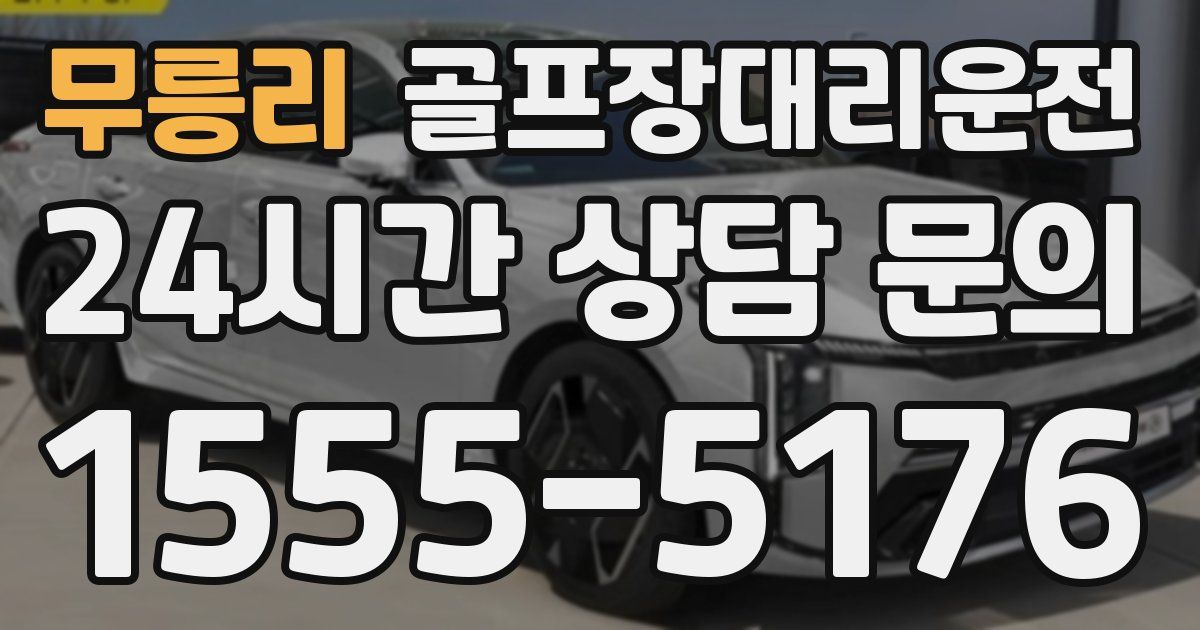 골프장대리운전 서비스