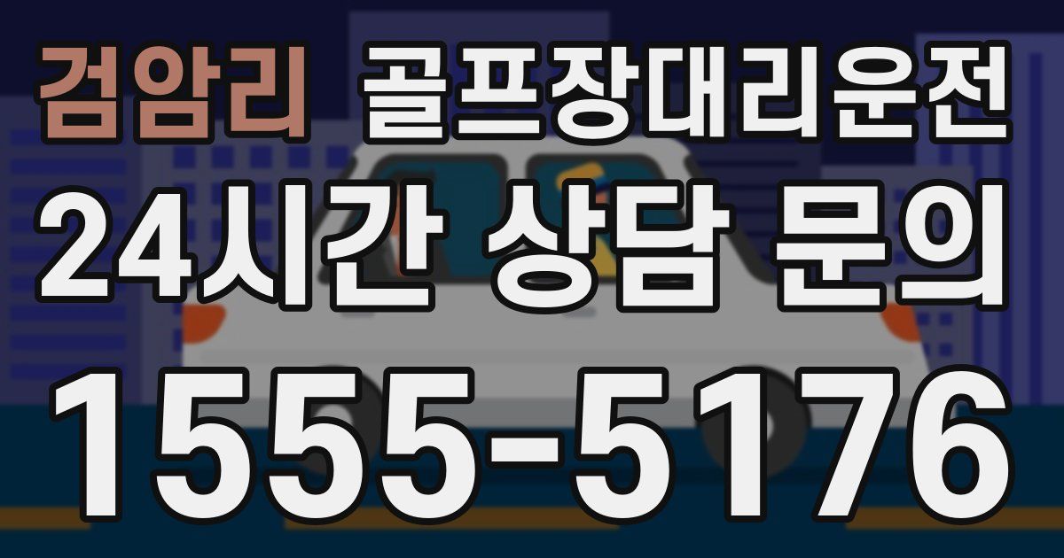 골프장대리운전 서비스