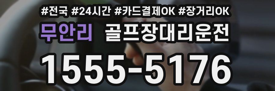 무안리 골프장대리운전