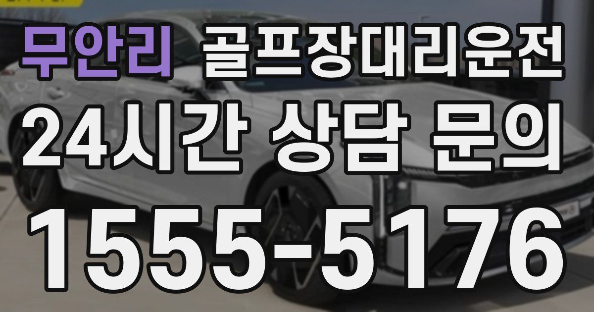 골프장대리운전 서비스