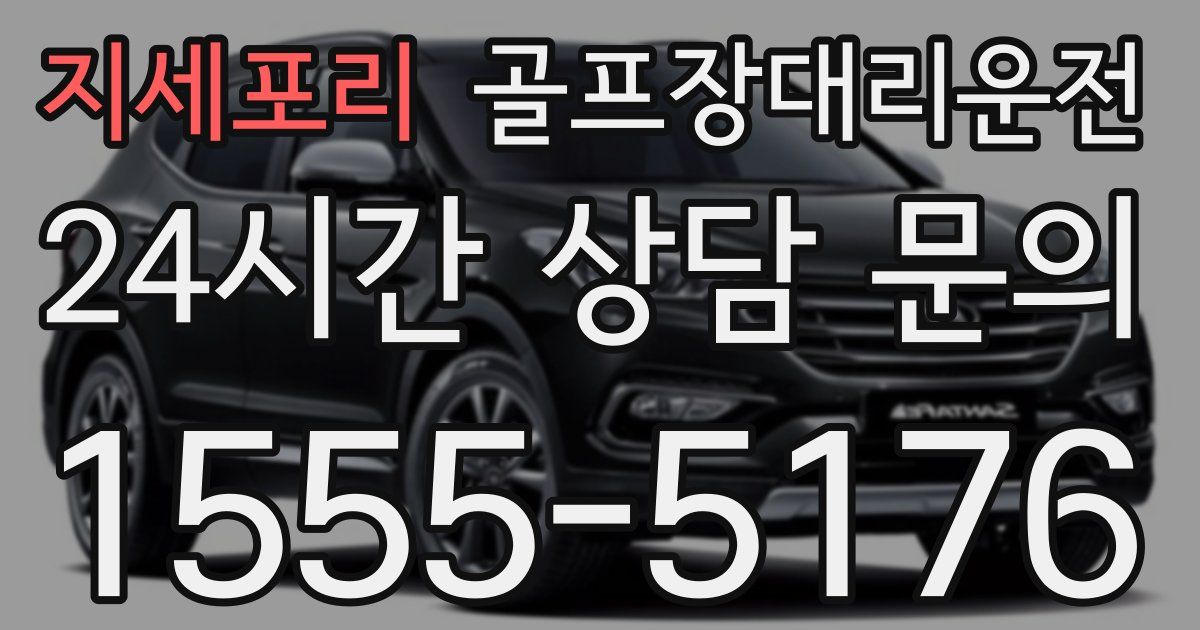 골프장대리운전 서비스